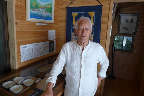 20280817五島列島久留島の世界遺産案内人柿森和年さん（78）巡礼路へ構想を育む！
