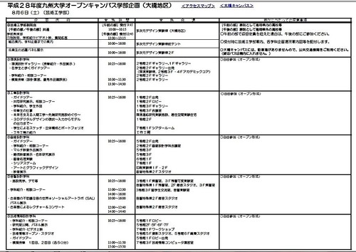 オープンキャンパス