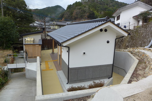 国選定重要文化的景観「小鹿田焼の里」（大分県日田市）皿山地区の来訪者用トイレを目視調査！