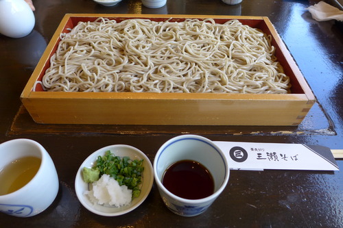 野趣味溢れた背振越えで「三瀬そば」をいただく