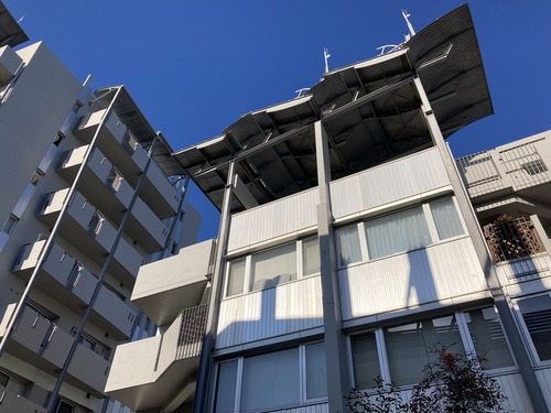 20260113香椎浜散策〜ネクサスワールド　石山修武棟