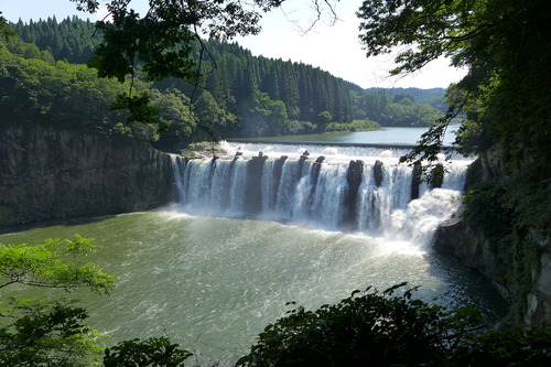 20250629豊肥線近代化遺産踏査を展開（その１）沈堕の滝上流を堰き止めた1909（明治42）沈堕発電所跡踏査「工事請負者　電業社」！