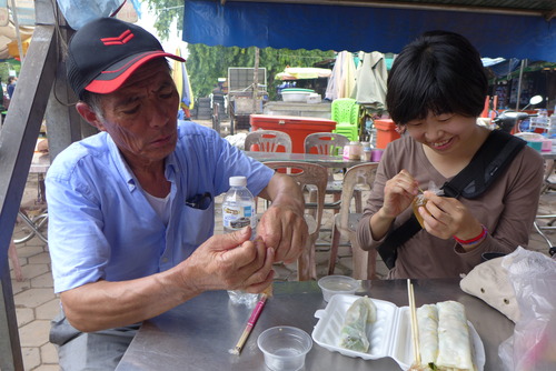ふ印ラボのカンボジア踏査、高口葵さんリビングヘリテイジ現況把握ならびに千葉順次さん石工ボランティアの可能性検討というミッション！