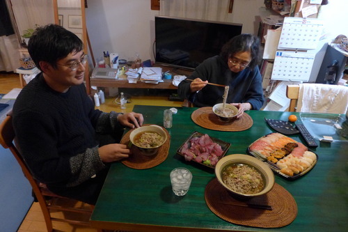 2019年大晦日から2020年元旦へ、シームレスな移ろいのひととき。