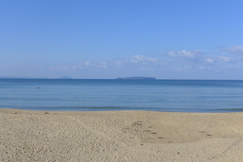 20251106宮地浜にてヨガストレッチ！