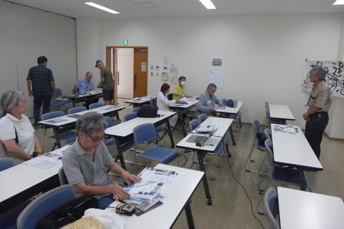 20260712（日）14:00〜17:00大牟田建築探偵〈手考足思〉ワークショップ第1回、猛暑の中で開催！！