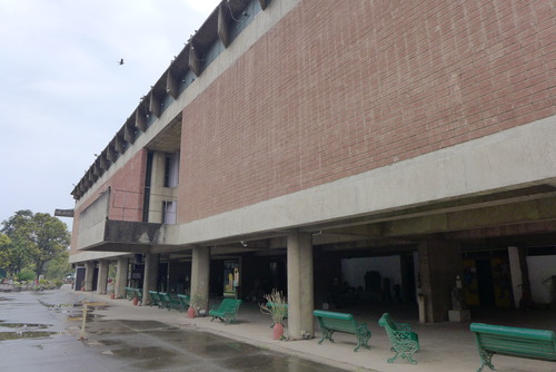 20260320半世紀前建築学徒の憧れ！建築・都市チャンディガール踏査。コルビュジェ設計の州立博物館、日本の国立西洋美術館（上野公園）と同根コンセプトによる設計（その4）