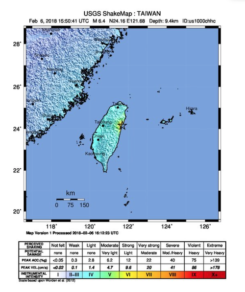 ２０１８年２月６日、台湾・花蓮を襲った大地震の中、ふ印ラボ同人の張華宏くん（九州大学経済学部交換留学体験）ご家族は無事でした。
