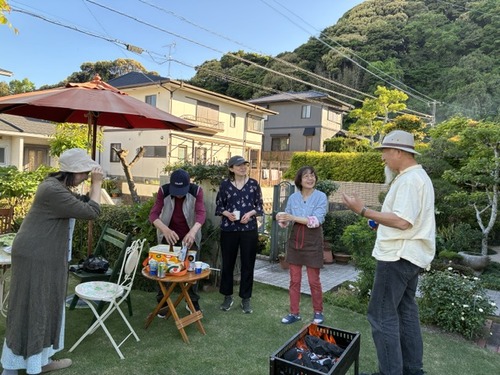 20260509花生直樹さん宅にてふ印ラボ定例ゼミ初のオフ会!　雄大なカルスト平尾台眺望を楽しみつつ！