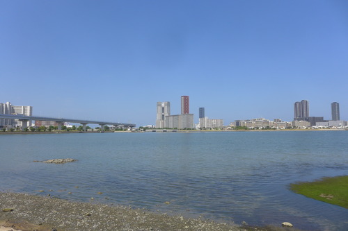 20240813香椎浜でお盆迎え火、36年前のこの日、長い闘病後の母は逝った！