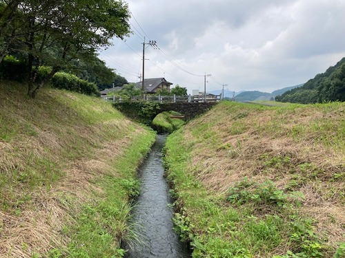 20260630鹿北町にて石造明治42（1907）年築造「板曲橋」を踏査！