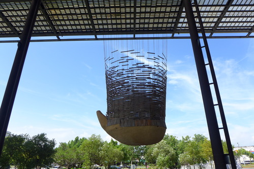 台湾を歩くなら東海岸。ガンダム的「羅東文化工場」の頑なさをパブリックアートとしてほっこりと緩める藤森茶室！