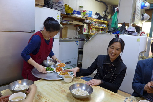 張慶彬くん、金眠釘先生とお会いできました。