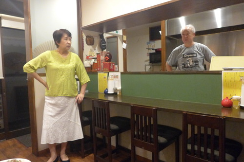 20250614（土)新谷筆一先生お世話になりました。ねぎらい会をありがとうございます。奥様の李先生は有明高専教授！意義深い創発研究交流ができました！