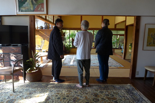 20251108John's familyと地域通貨で〜ら祭りin竹田　巡りの里くらまどギャラリー早瀬家