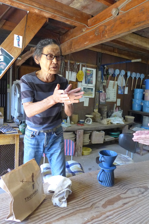 20251006竹田秋のさやけきフラヌール（その４）梁塵窯門馬進さんを激励訪問（竹田市九重野）！11/8〜16展示会！巡りの里くらまどギャラリー（竹田市下坂田）