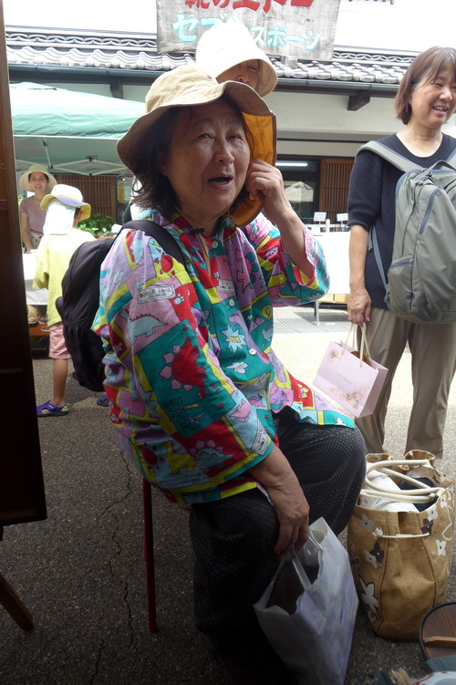 20250914（日）竹田市「城下町まちかど蚤の市」遠来のお客さま、ありがとうございました。下田保子さんは福岡県岡垣市ならびに国東市より！