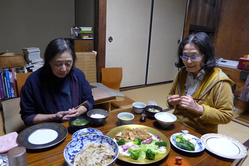 20241126横須賀九里雅枝さん宅にて晩餐、東京九州フェリー「はまなす」にて帰郷！