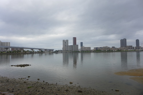 20250929小雨曇天の朝、香椎浜にて深呼吸！