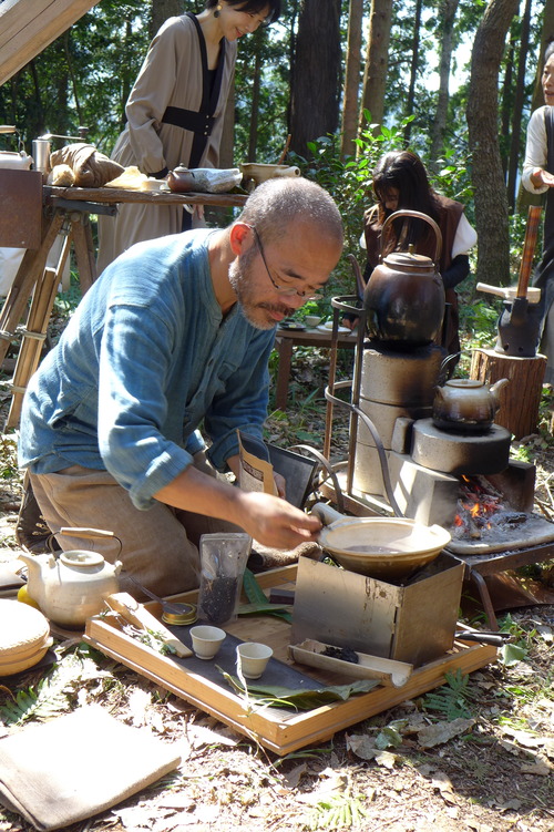 2022年10月2日（日）カテリーナの森では陶芸家市川孝さんの茶会が催されました！（後半）