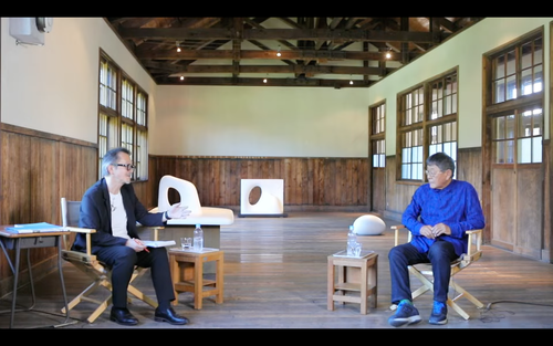 2022年9月4日（日）日本建築学会北海道大会、彫刻家安田侃さんの特別講演（遠隔）を聴講しました！