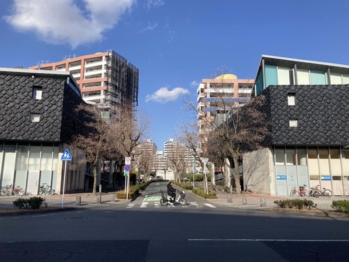 20260113香椎浜散策〜ネクサスワールドハウジング中、日本建築学会作品賞に輝いたレム棟コールハース棟