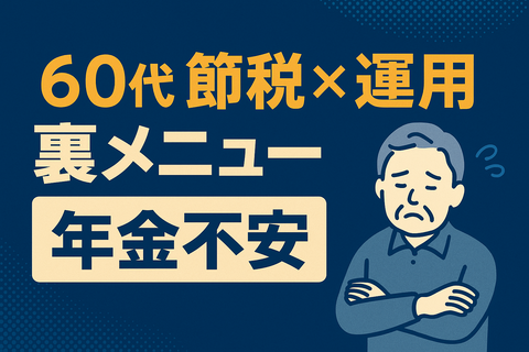 【衝撃】年金だけで詰んだと思ってた60代、“節税×運用”コンボでまだワンチャンある件ｗｗ