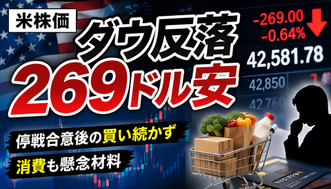 【速報】これやばいって・・米国株、急落へ