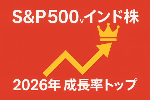 【衝撃】S&P500敗北？インド株が“成長率トップ”で世界がざわつくｗ