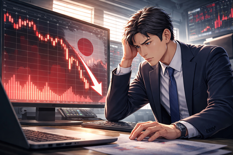 【悲報】日経急落、押し目だと思ってた民がメンタルを削られる展開へｗｗｗ