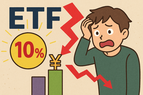 	【悲報】高配当ETF、“利回り10%”に釣られたワイ、分配金でマイナス突入ｗｗ