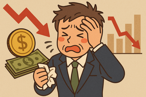 【爆死】“利回り8％株”に全ツッパ→減配地獄で草ｗ