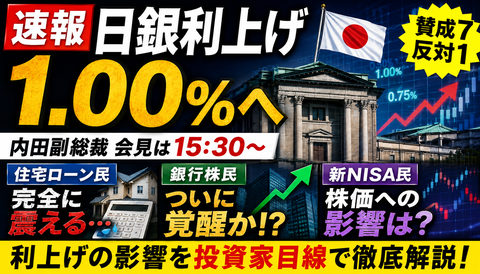 【速報】日銀利上げ1％へｗｗｗ住宅ローン民、完全に震えるのサムネイル