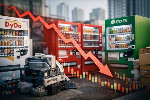 【地獄】ダイドー過去最大赤字→自販機2万台撤去ｗｗｗ 飲料株のディフェンシブ感、逝く