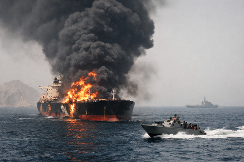 【地獄】ホルムズでタンカー炎上→“オイルショック2.0”の足音がして草