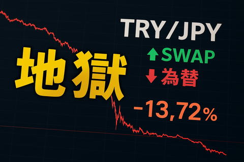 【地獄】トルコリラ円、スワップより“為替下落”が速すぎて草ｗ