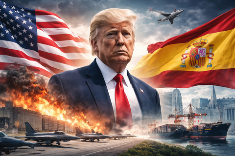 【地獄】スペイン「基地貸しません」→トランプ激怒ｗｗｗ 取引ゼロ宣言でEU震える