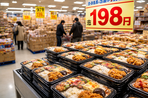 【朗報】日本一安いスーパー「ラ・ムー」、ついに首都圏襲来ｗｗｗ 弁当198円でコンビニ死亡へ