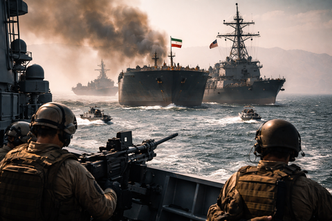 【速報】これマジ！？米軍、イランの海上貿易を完全に停止へ