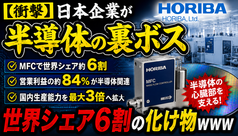 【衝撃】日本企業、半導体の裏ボスだったｗｗｗ