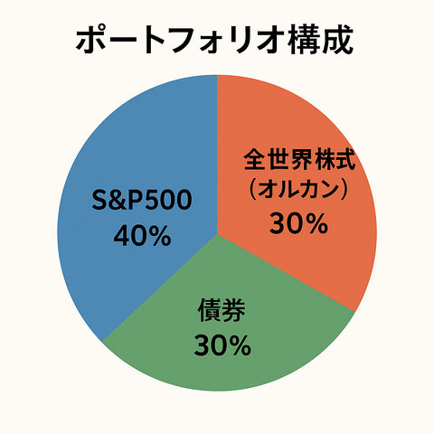 【答え出た】S&P500×全世界×債券の“最適比率”がコチラｗｗｗ→初心者ワイ、真似するしかない