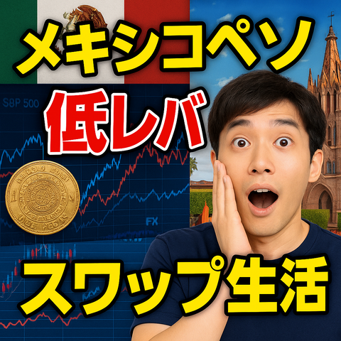 【保存版】メキシコペソ円で月5,000円スワップ生活｜低レバ×高金利の初心者向け運用法