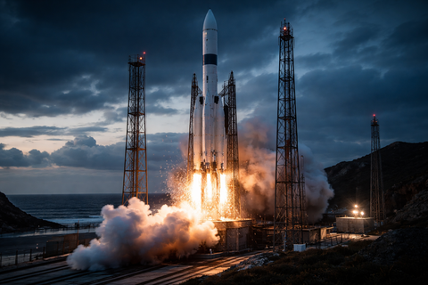 【株価警戒】カイロス3号機“飛行中断”→宇宙関連、期待先行の逆回転くるか