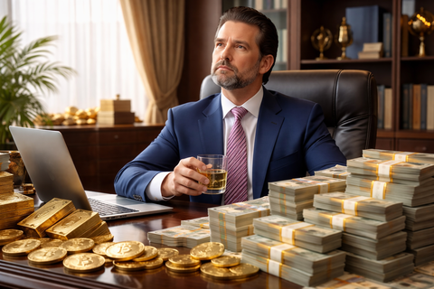 【騒然】トランプ息子、一夜で億万長者扱い…これもう最大級の資産バブルだろｗｗｗ