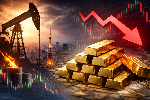 【超絶悲報】逃避先の金、逝く…東京原油だけ無双して相場がカオス化してしまう