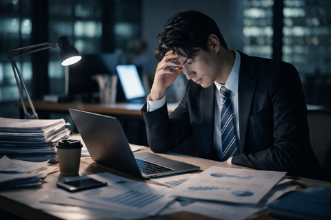 【悲報】ワイ、営業で毎日遅くまで働くも評価Bで無事死亡ｗｗｗ