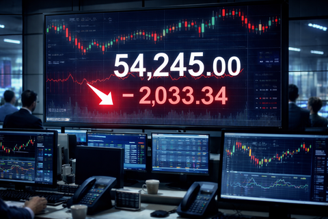 【株クラ死亡】日経−2033円ｗｗｗ 3日続落で“5万4245円”まで溶けた件