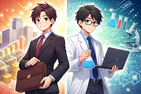 【悲報】文系卒と理系卒、給料ほぼ同じとかいう謎制度ｗｗｗｗｗ