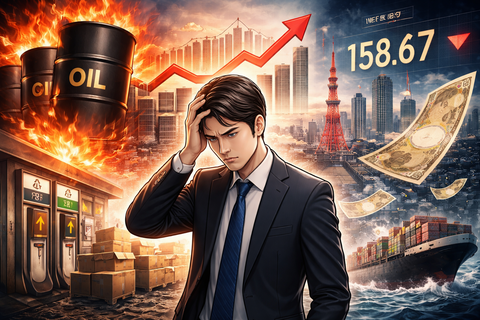 【地獄】原油高＋円安のコンボ、日本にだけ効きすぎて草も生えない