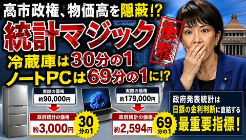 【唖然】高市政権、とんでもない物価高のカラクリが話題に